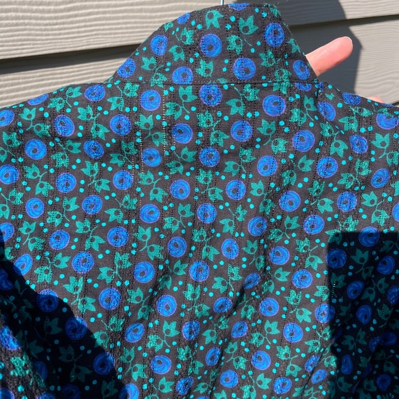 Anna Sui X Batsheva Cornflower Victorian Blouse Size 8 - Picture 3 of 11